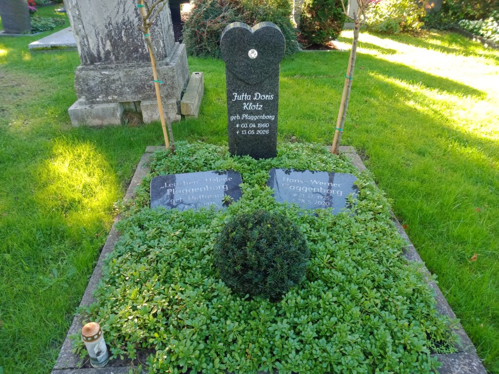 Das Grab auf dem Oldenburger Gertrudenfriedhof